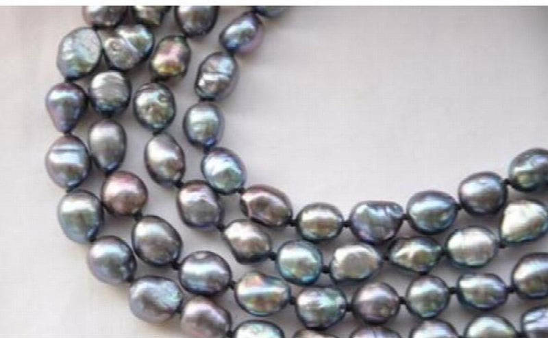 4Row NATURE BAROQUE Freshwater Pearl Necklace