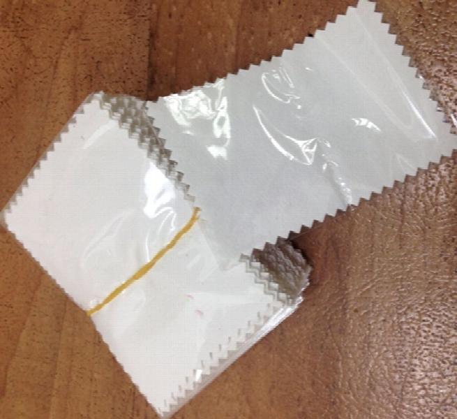 50pcs 10*7cm Silver Polish opp bags Cloth for Jewelry Cleaner