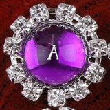 30pcs Wedding Rhinestone Buttons 20MM 16 Colors Hair Accessories