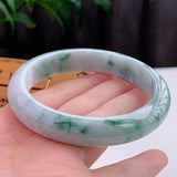 Natural Burma Jade Princess Bracelet 54-62mm, Ideal Gift for Girlfriend or Mom