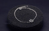 925 Silver Cat Charm Bracelet Adjustable Chain Crystal Bangle Femme Gift