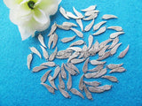 500pcs Antique Silver Angel Wing Pendant Charm DIY Making