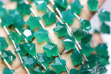 Green Chalcedony Star Shape Faceted 8mm Loose Beads for DIY Jewelry Making