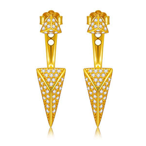 925 Silver Earrings Micro Pave CZ Bijoux Femme Argent 925
