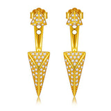 925 Silver Earrings Micro Pave CZ Bijoux Femme Argent 925
