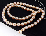 Pink Freshwater Cultured Pearl Loose Beads 5-6mm One Full Strand 14inches