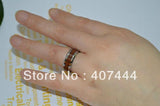 8mm Silver Tungsten Ring with Rosewood Inlay - Hot Promotion