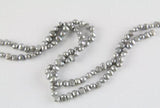 7MM Gray Freshwater Pearl Beads DIY Necklace Material