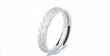 Stainless Steel Small Squares Couple Rings