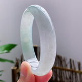 Natural Light Colored Myanmar Jade Bracelet 54mm-62mm