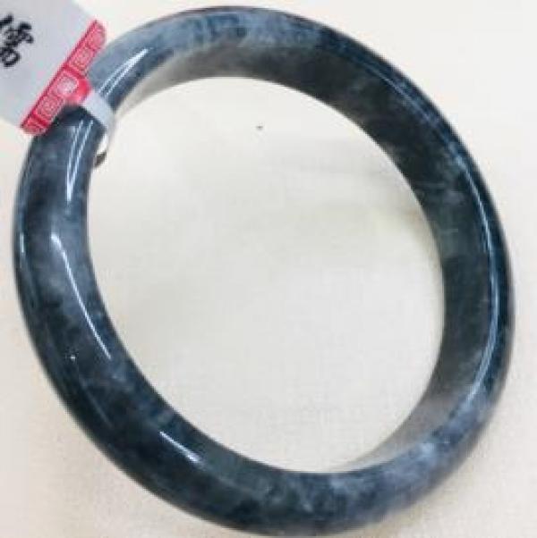 Natural Dark Green Jadeite Bracelet 54-62mm Female Jade Bracelet