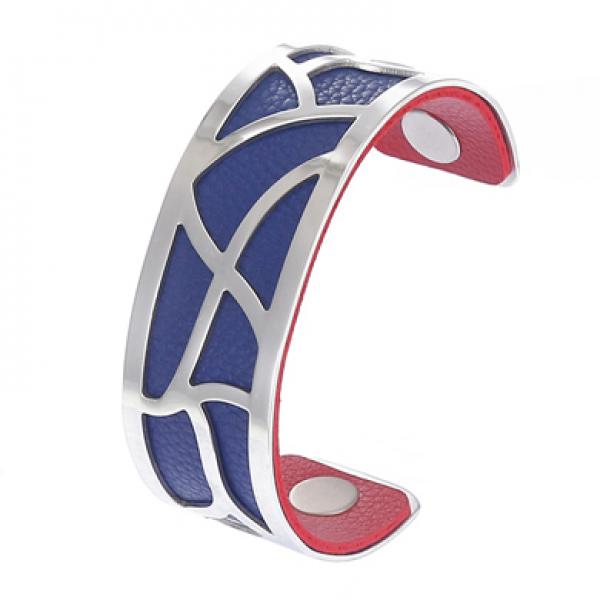 Cremo Cuff Bracelets Stainless Steel Bangles Leather Interchangeable Pulseiras
