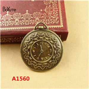 BoYuTe 32MM Clock Charms Pendant Jewelry Making DIY