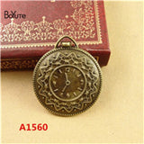 BoYuTe 32MM Clock Charms Pendant Jewelry Making DIY