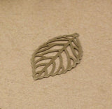 Metal Leaf Charms 50pcs DIY Vintage Bracelet Necklace Pendant Brass Findings
