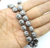 Quartz Crystal Hematite Craft Beads Pendant Jewelry 15''
