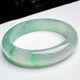 Natural Myanmar Jade Bracelet 54mm-62mm Princess Bracelet for Mom Girlfriend