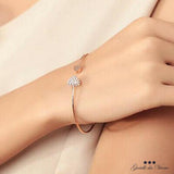 Open Hearts Bracelet Plated Women Wrist ESTREMITA