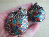 Nepal Brass Small Snuff Bottles, Lovers Couple Gift