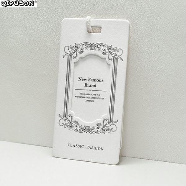 PK022 Shape Tag Hang Tag Printing Foil Hang Tag Kids Labels Clothes