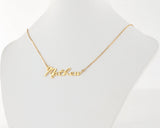 Dainty Name Necklace, Stainless Steel Personalized Necklace