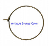 500Pcs Wine Glass Rings Charm Hoop Findings 30mm Earring Hoop Accessory