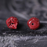 5A Cinnabar Fortune Bag Vermilion Single Bead DIY Jewelry Material
