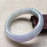 Natural Burmese Jadeite Light Purple Bracelet 54-64mm