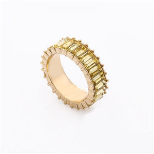 Hot High Rhinestone Ring Charming Sweet Accessories Wedding Banquet Jewelry