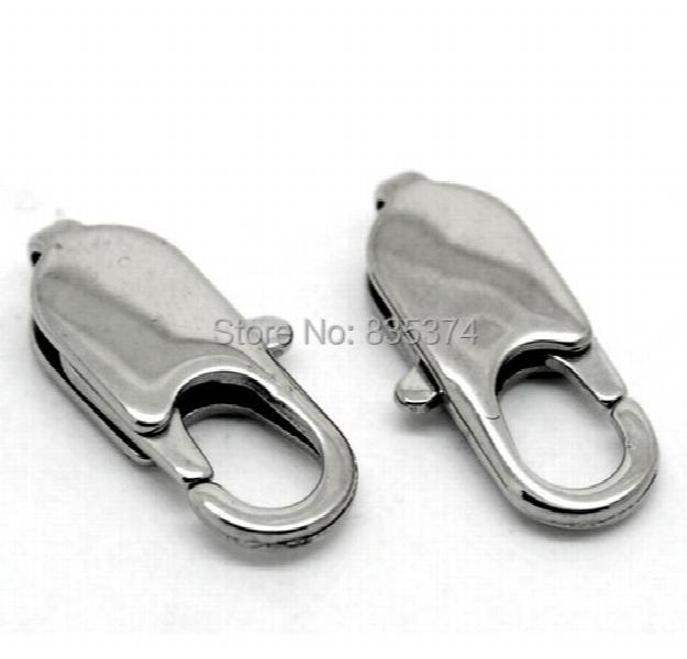 13mm 316L Stainless Steel Rectangle Lobster Clasp Jewelry Findings