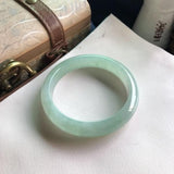 Natural Burmese Jade Light 54-62mm Bracelet Princess Jewelry Gift