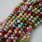 Natural 7mm Freshwater Pearl Loose Beads DIY Making