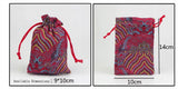 10pcs Wedding Gift Bags Drawstring Ethnic Style Pouches Storage