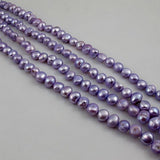 Lavender 7-8mm Baroque Freshwater Pearl Loose Beads DIY