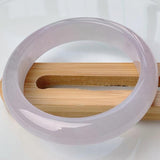 Natural Burmese Jadeite Light Purple 54-62mm Bracelet Princess Jewelry