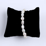 8-9mm Freshwater Baroque Pearl Bracelet Rubber Elastic