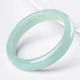 Zheru Jewelry Natural Burmese Jadeite 54mm-64mm Bracelet