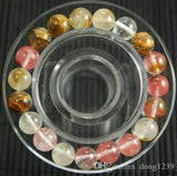 10mm Multicolor Tourmaline Watermelon Pearl Bracelet 7.5