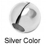 925 Silver End Cap Beads 3MM 4MM 5MM Spacer Bead Charms DIY Jewelry Making