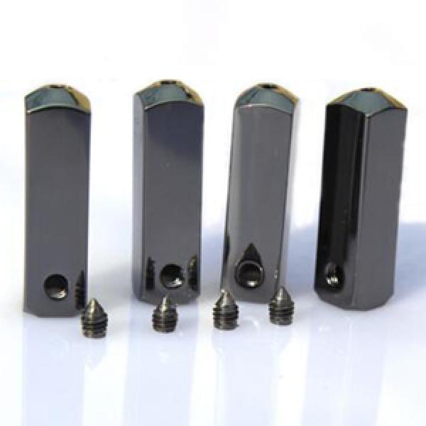 4 Pcs Metal Tips No Tie Shoelaces for Sneakers Square Basketball Shoes