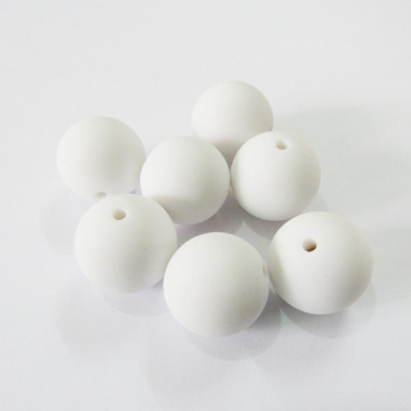 Matte Solid Acrylic Beads 12mm/20mm White/Clear 500pcs/105pcs