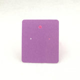 100pcs Colorful Blank Earring Cards 7*6cm Jewelry Packaging Labels