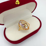 Baroque Pearl Ring 18K Plated for Women