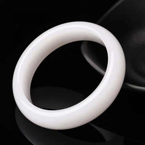 Zheru Natural Hetian Jade 54-64mm Bracelet Princess Jewelry Gift