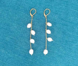 Baroque Freshwater Pearl Dangle Earrings