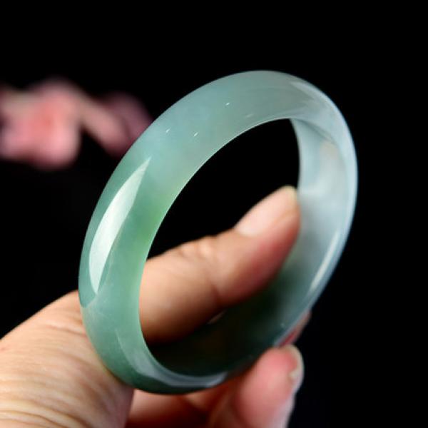 Burmese Jade Light Bracelet 54-62mm Princess Jewelry Gift
