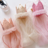 Snow Princess Snowflake Crown Hairband for Girls