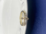 Classic Christian Sideways Cross Ring Christmas Gift