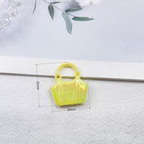 Plated Macaron Bag Hanging UV Pendant Acrylic DIY Ring Key Chain