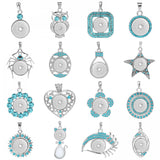 10pcs Snap Pendant Necklace for 18mm Snap Button DIY Jewelry
